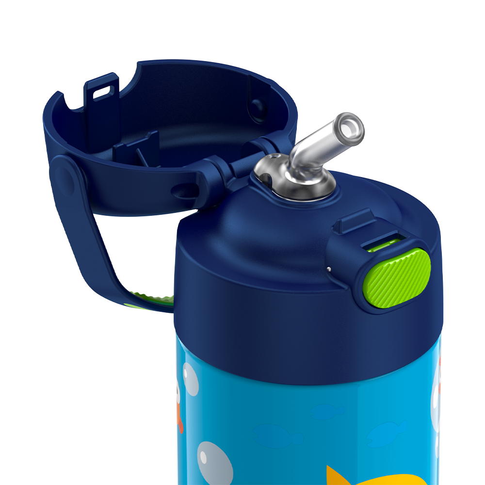12oz FUNTAINER® WATER BOTTLE BABY SHARK - Image 3