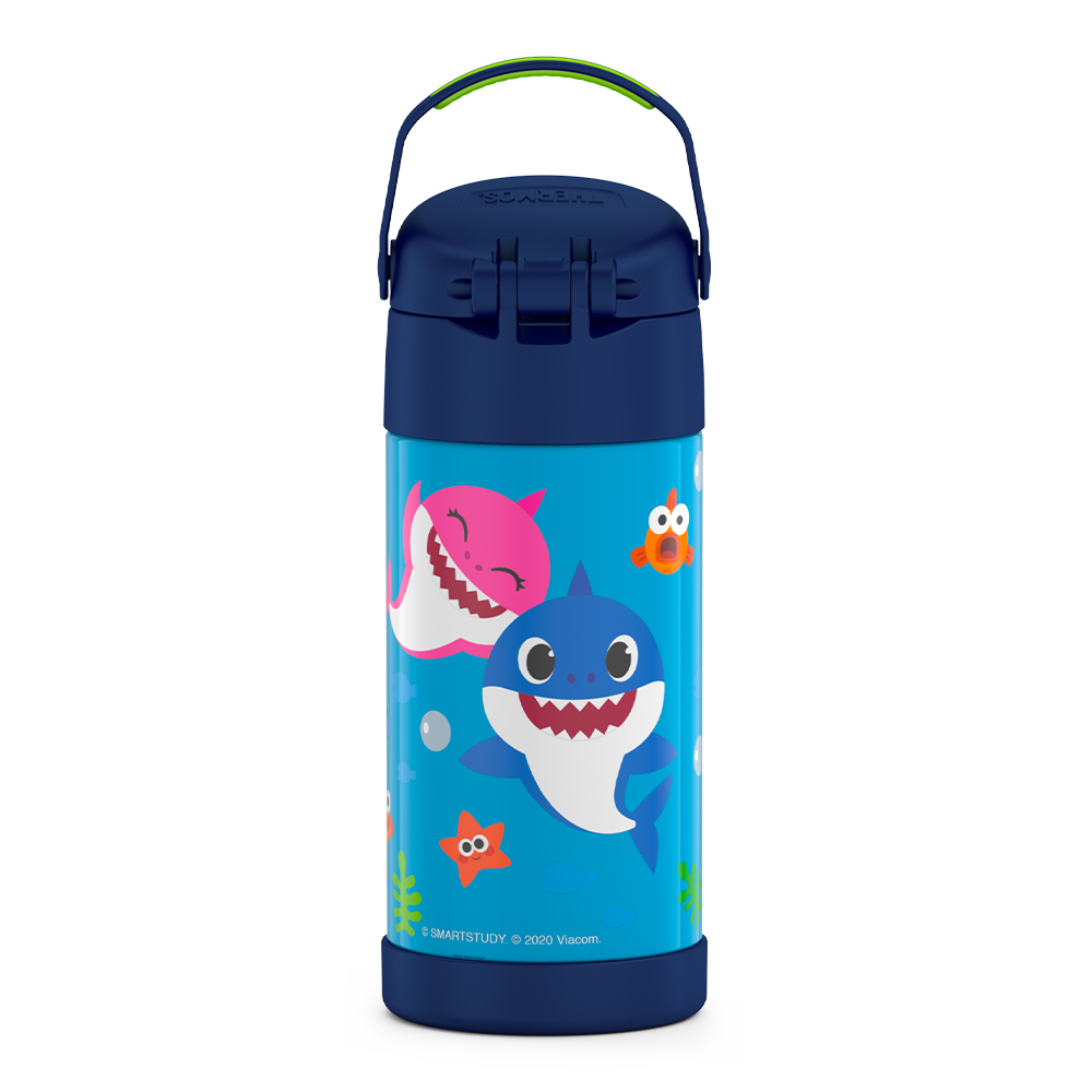 12oz FUNTAINER® WATER BOTTLE BABY SHARK - Image 6
