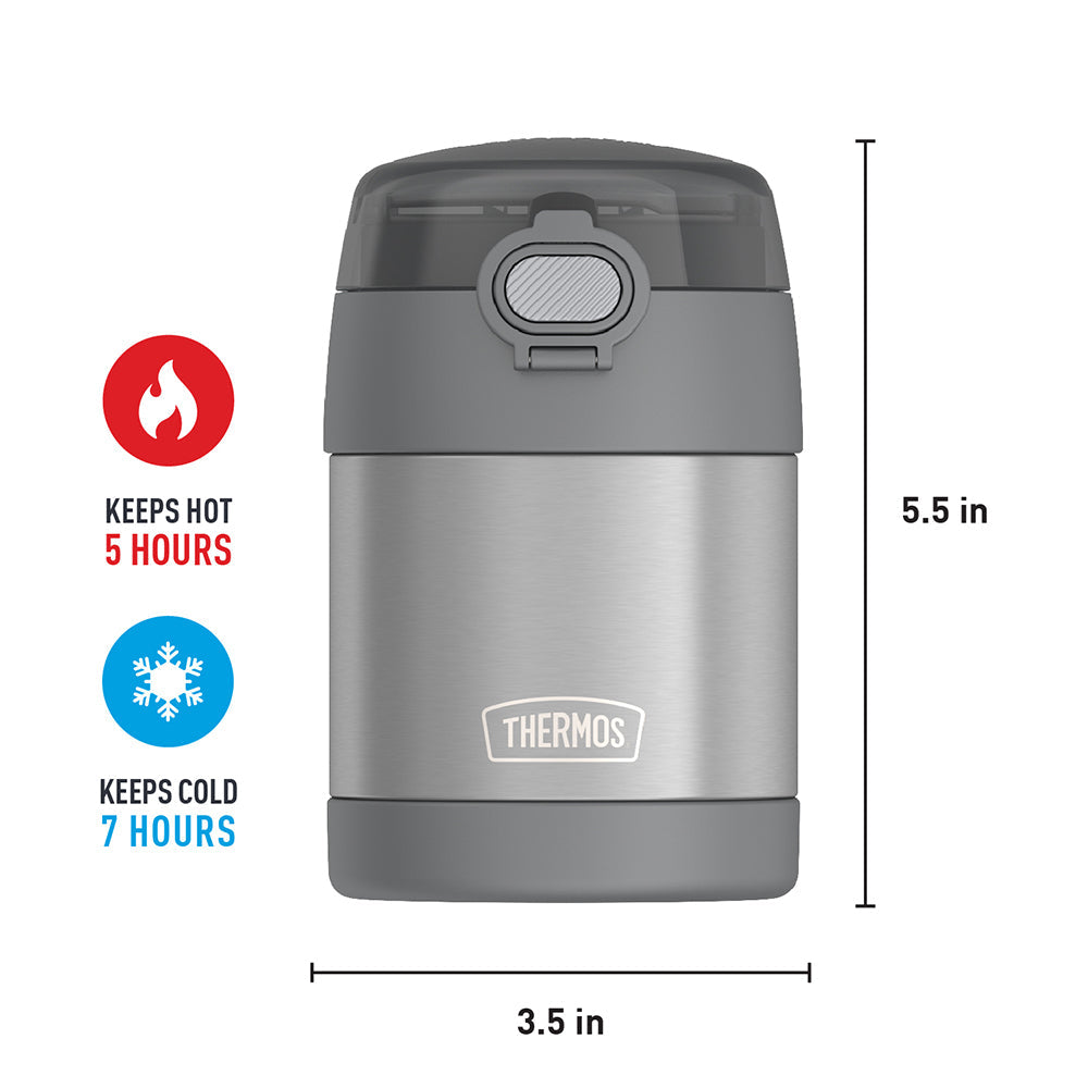 10oz FUNTAINER? FOOD JAR WITH SNACK TOP - Image 7