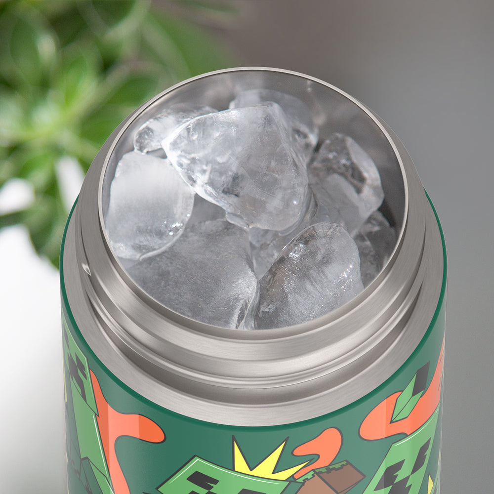 12oz FUNTAINER® WATER BOTTLE MINECRAFT - Image 2