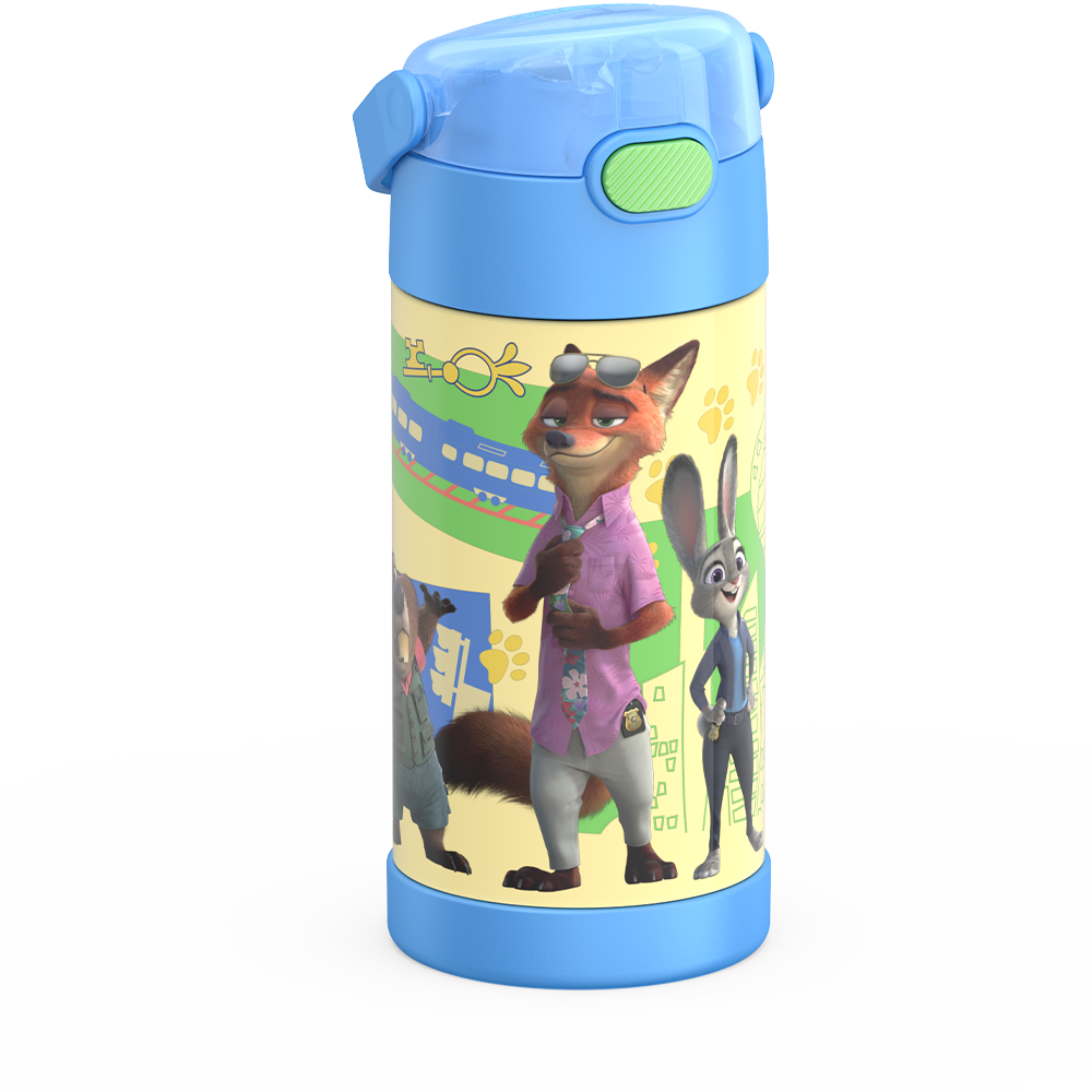 12oz FUNTAINER® WATER BOTTLE DISNEY ZOOTOPIA 2 - Image 4