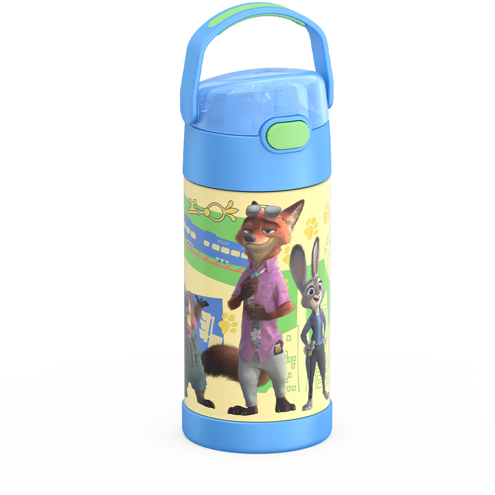 12oz FUNTAINER® WATER BOTTLE DISNEY ZOOTOPIA 2 - Image 7