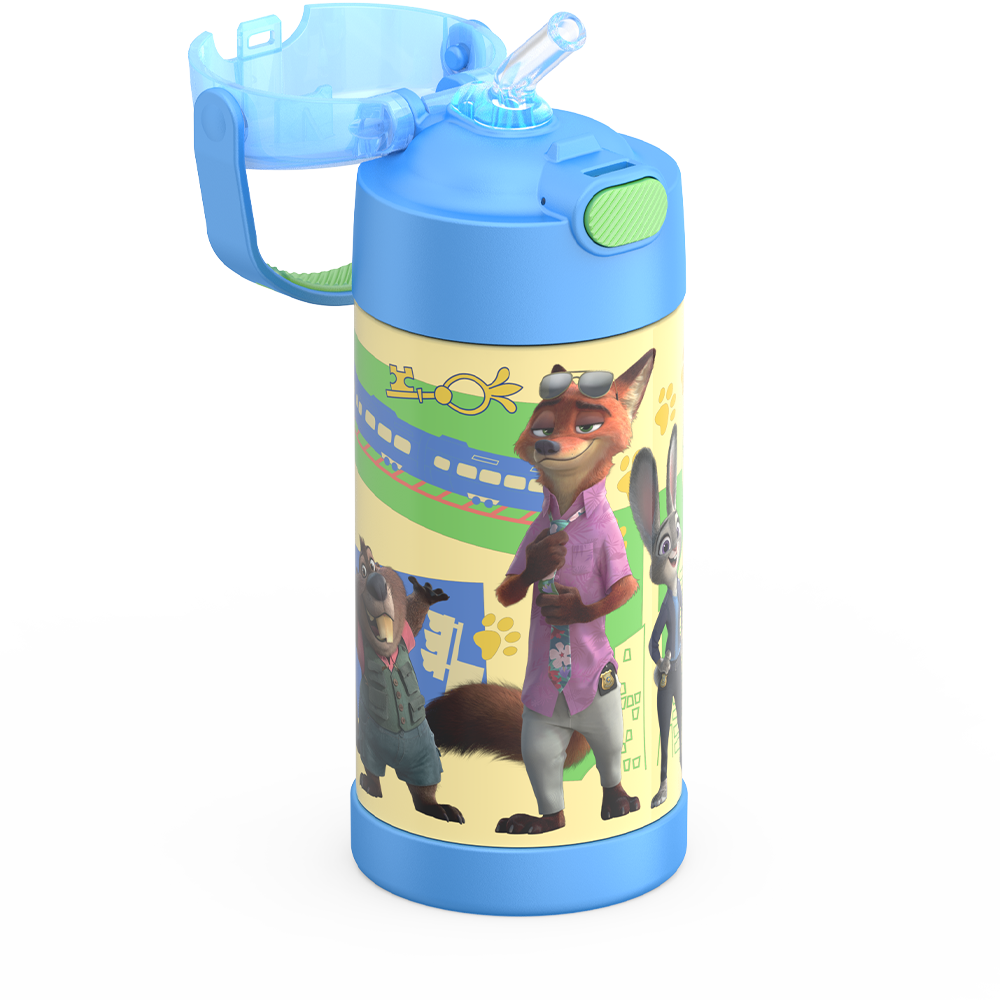 12oz FUNTAINER® WATER BOTTLE DISNEY ZOOTOPIA 2 - Image 5