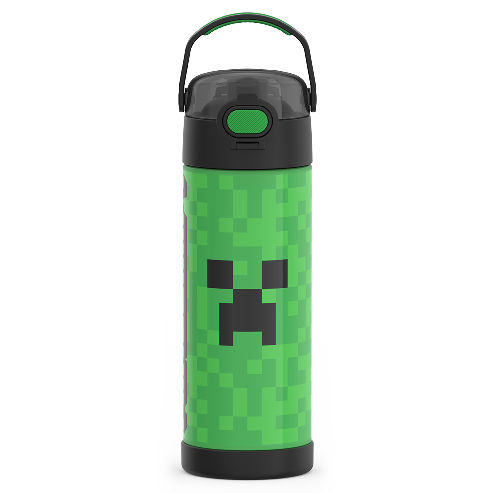 16oz FUNTAINER® WATER BOTTLE MINECRAFT
