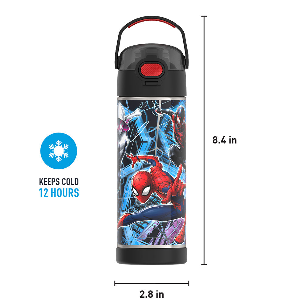 16oz FUNTAINER® WATER BOTTLE SPIDER-MAN - Image 2