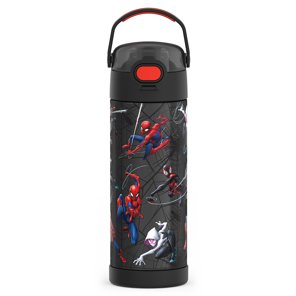 16oz FUNTAINER® WATER BOTTLE SPIDER-MAN