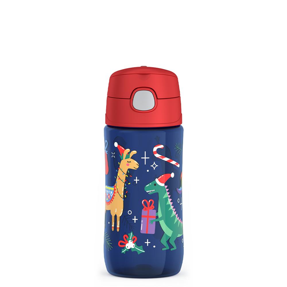 16oz THERMOS? KIDS PLASTIC WATER BOTTLE ANIMAL PRESENTS