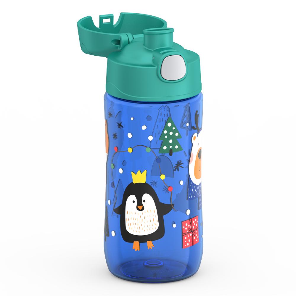 16oz THERMOS? KIDS PLASTIC WATER BOTTLE PENGUIN - Image 6
