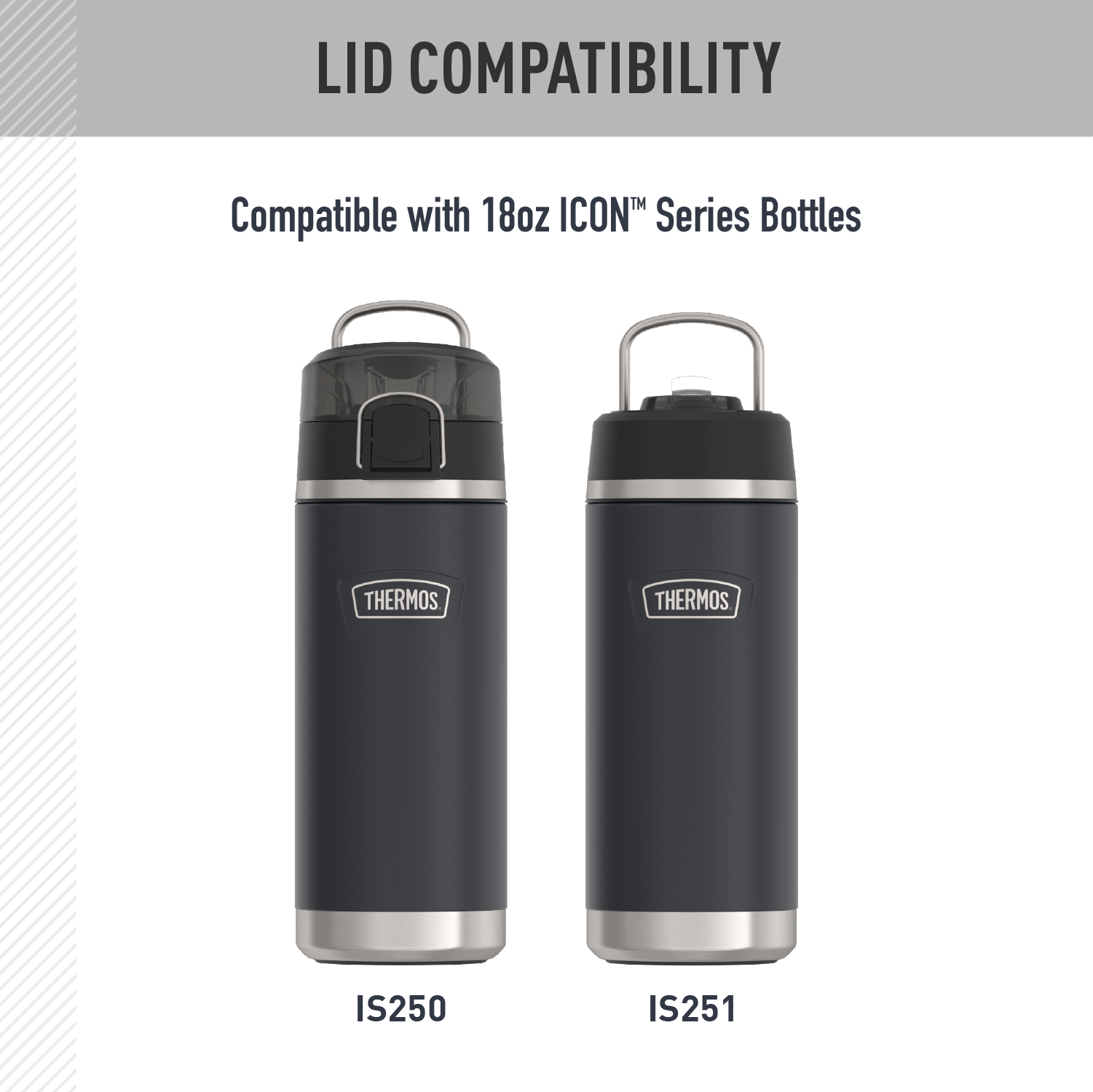 18oz ICON? KIDS WATER BOTTLE - REPLACEMENT STRAW LID - Image 4