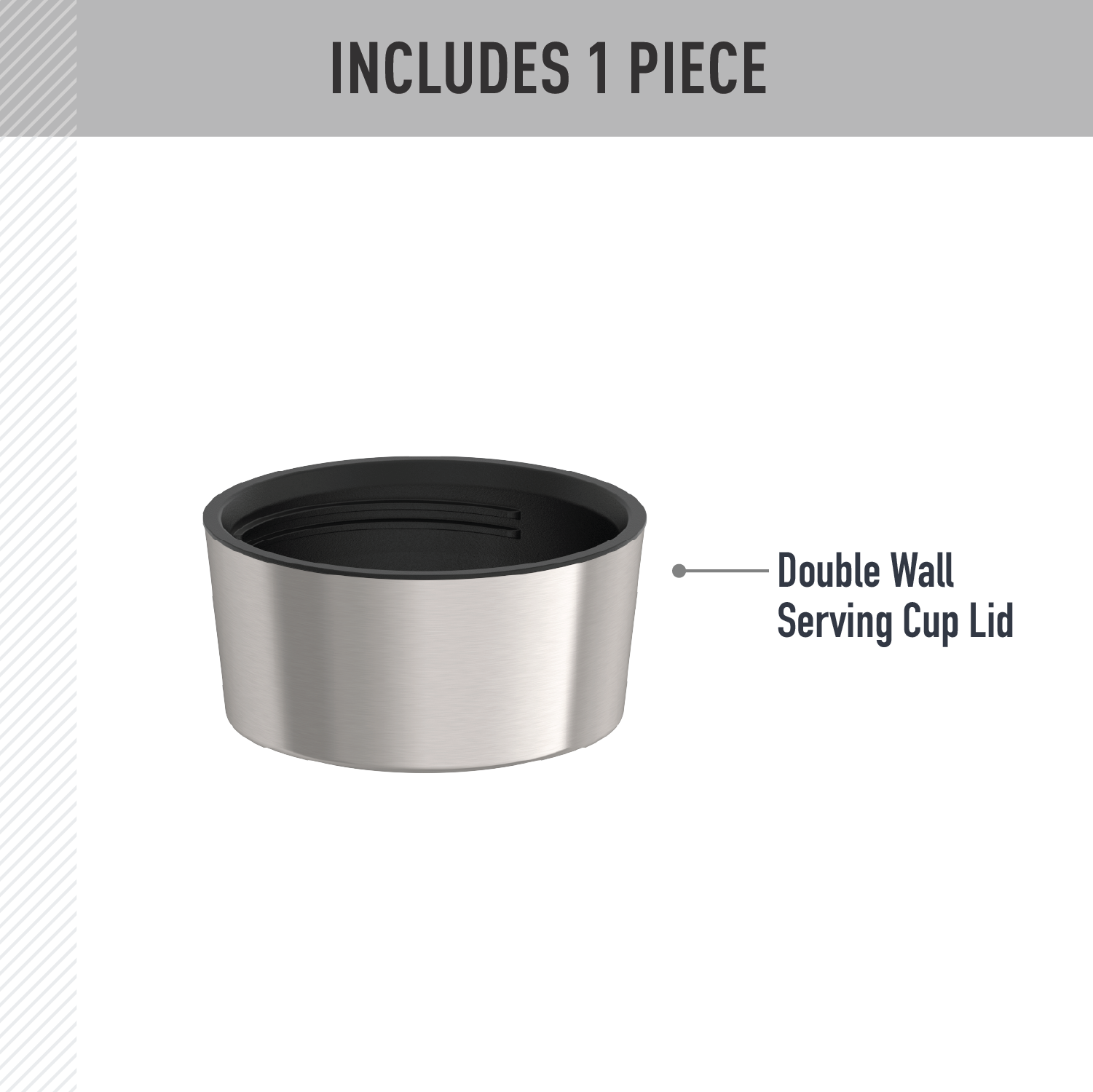 16oz + 24oz ICON? FOOD JAR - REPLACEMENT SERVING CUP LID - Image 2