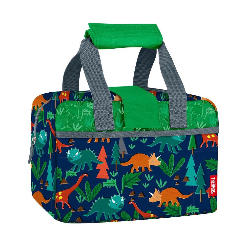 LUNCH DUFFLE WITH 12oz FUNTAINER? SOLID BOTTLE WOODLAND DINO - Image 3