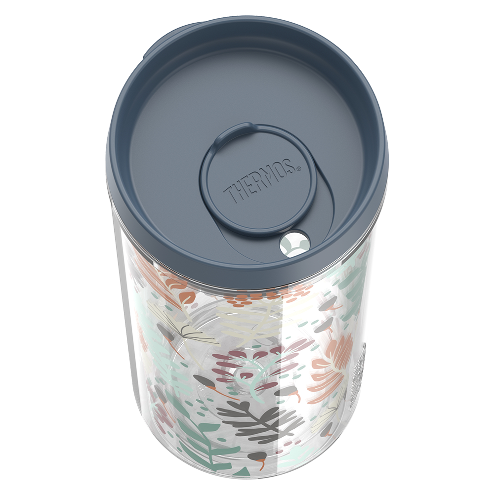 24oz DOUBLE WALL TUMBLER WHIMSICAL LEAVES - Image 3