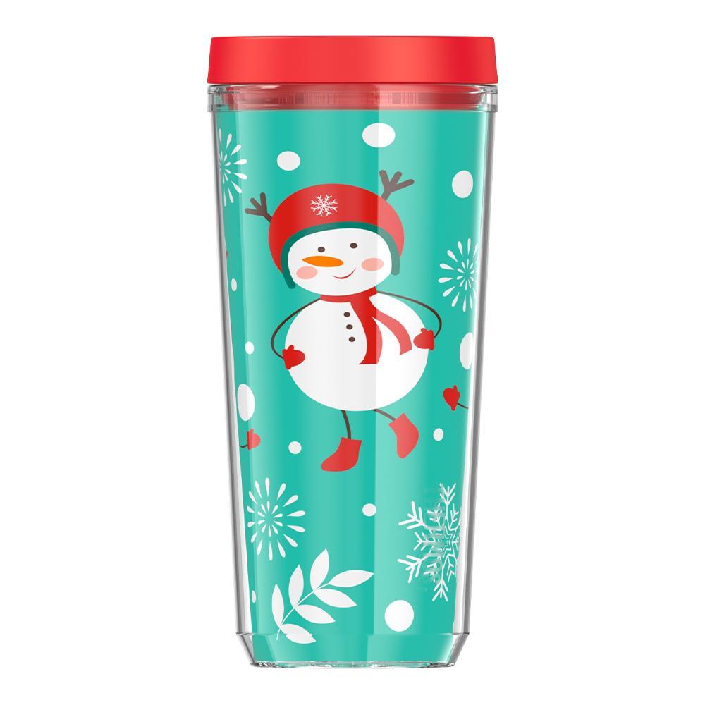 16oz DOUBLE WALL TUMBLER SNOWMAN - Image 2
