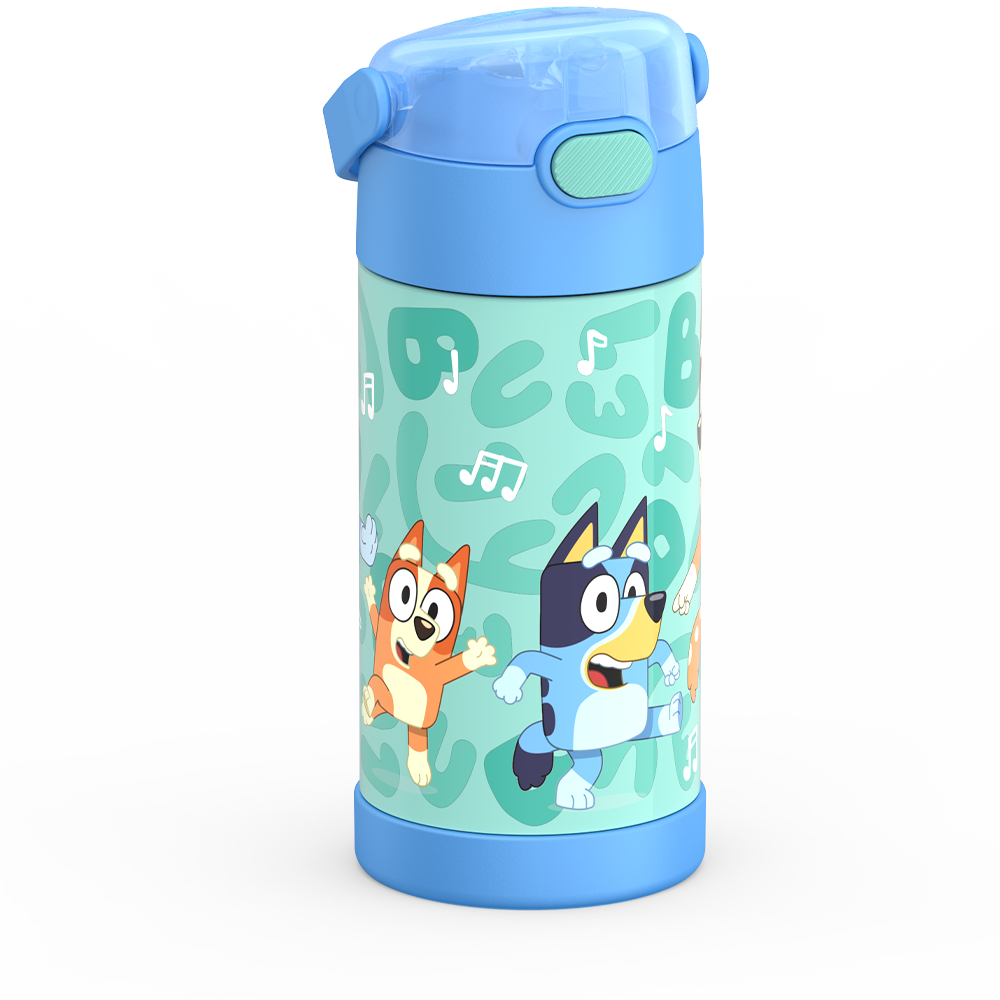 12oz FUNTAINER? WATER BOTTLE BLUEY - Image 2