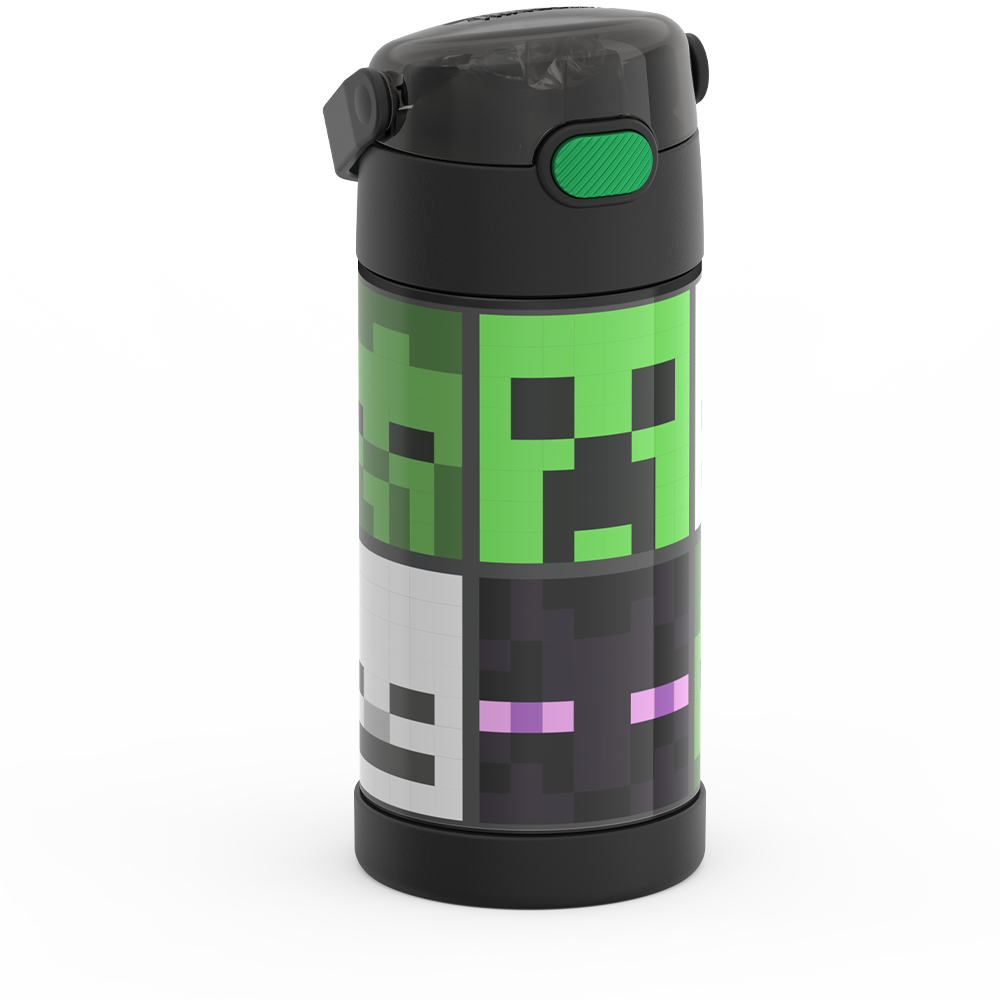 12oz FUNTAINER® WATER BOTTLE MINECRAFT - Image 3