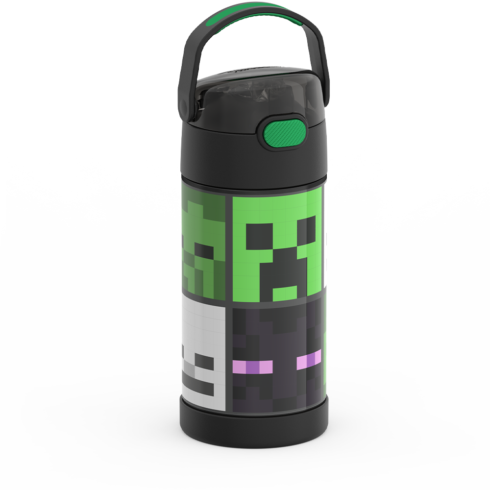12oz FUNTAINER® WATER BOTTLE MINECRAFT - Image 8
