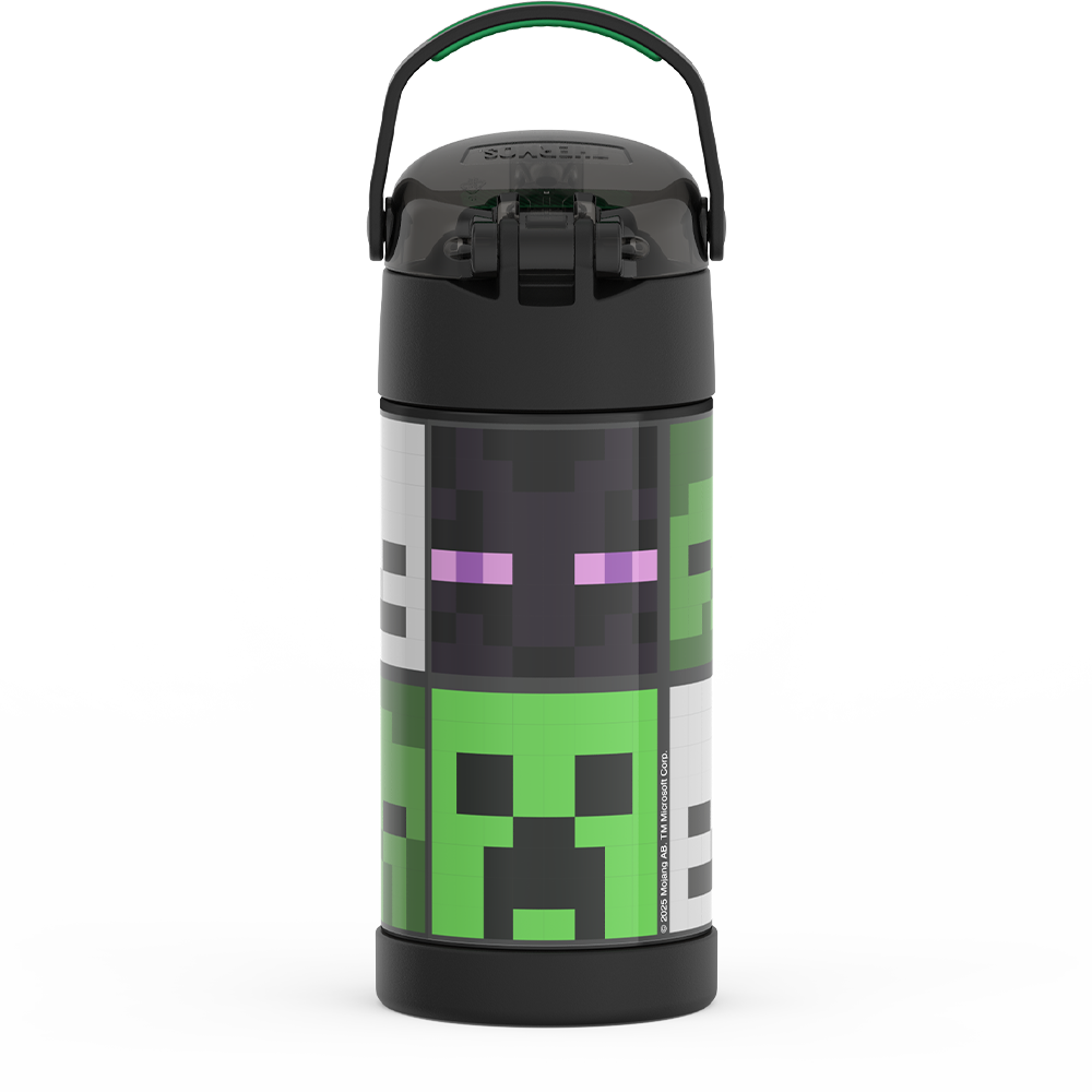 12oz FUNTAINER® WATER BOTTLE MINECRAFT - Image 2
