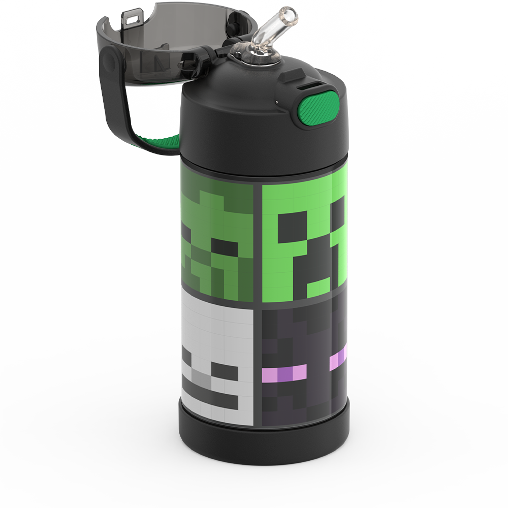 12oz FUNTAINER® WATER BOTTLE MINECRAFT - Image 6