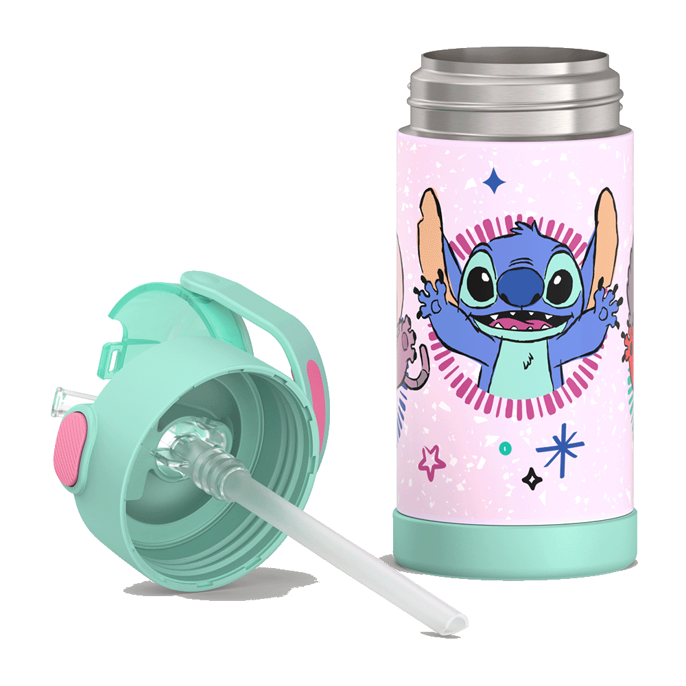12oz FUNTAINER® WATER BOTTLE DISNEY STITCH - Image 7