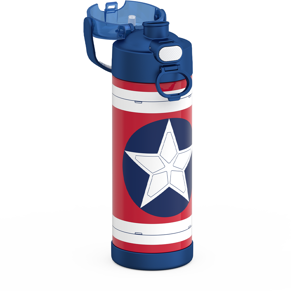 16oz FUNTAINER® WATER BOTTLE CAPTAIN AMERICA - Image 10