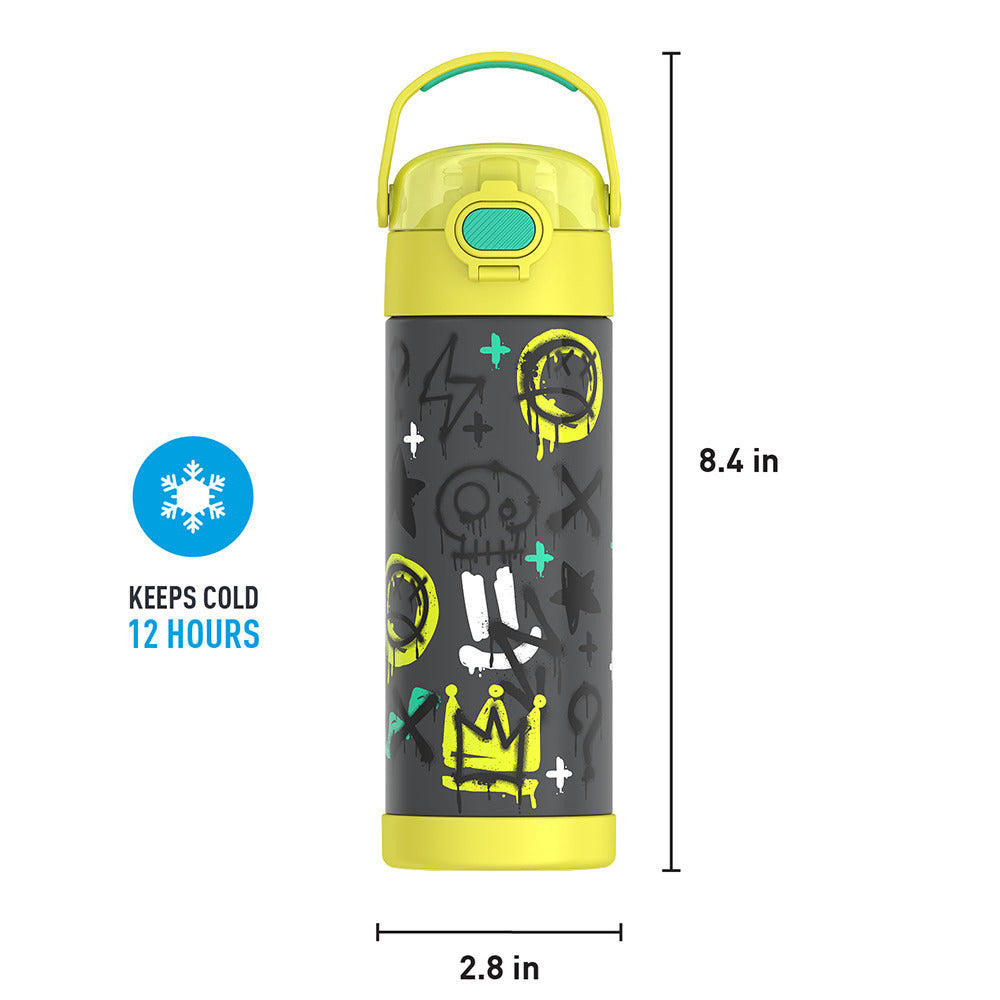 16oz FUNTAINER® WATER BOTTLE WITH LOCKING LID - Image 110