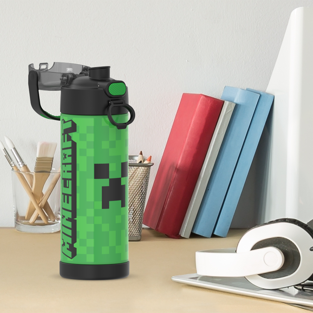 16oz FUNTAINER® WATER BOTTLE MINECRAFT - Image 4
