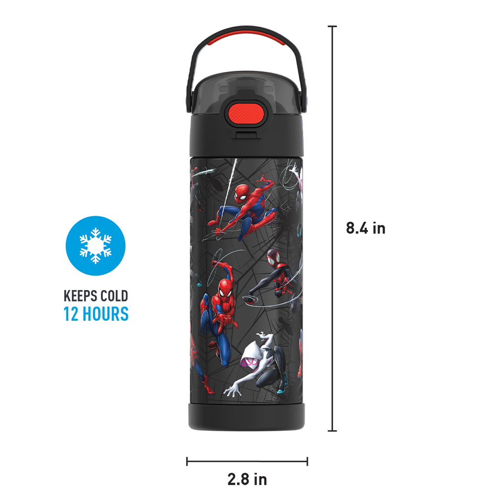 16oz FUNTAINER® WATER BOTTLE SPIDER-MAN - Image 9