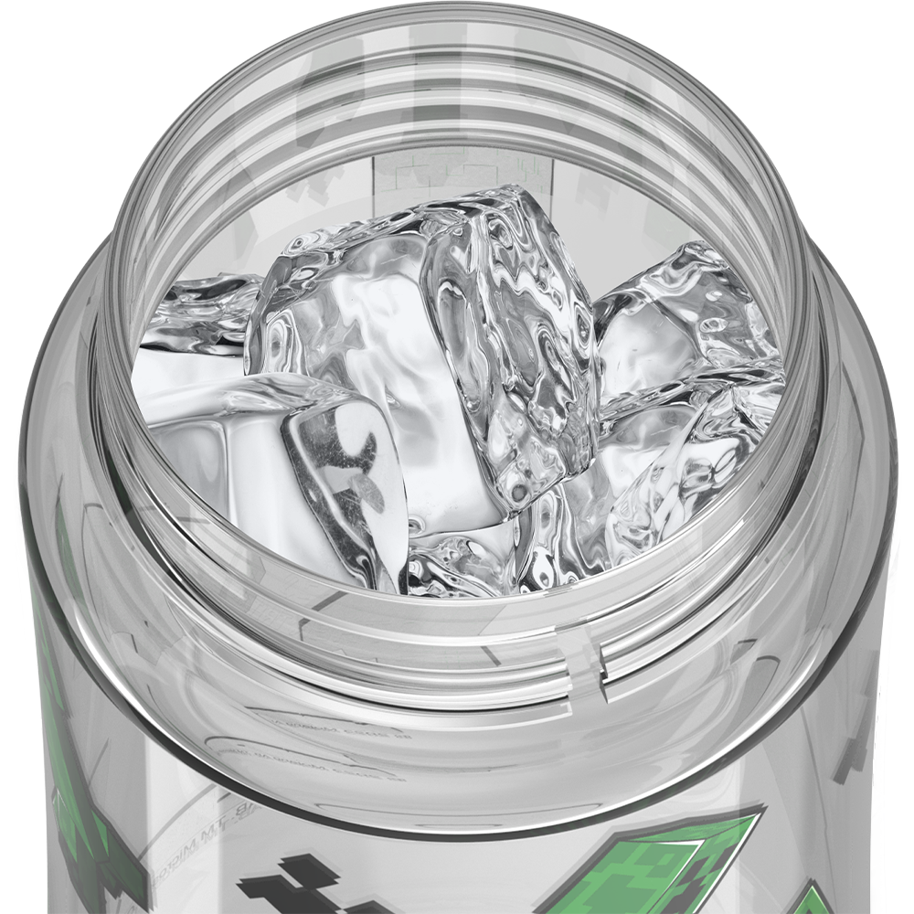 16oz THERMOS? KIDS WATER BOTTLE WITH SPOUT LID MINECRAFT - Image 6