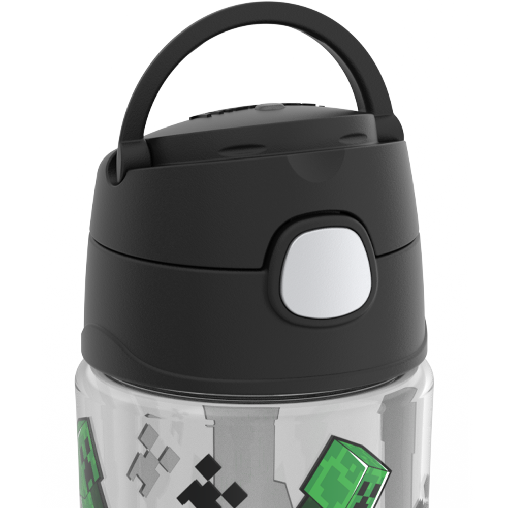 16oz THERMOS? KIDS WATER BOTTLE WITH SPOUT LID MINECRAFT - Image 2
