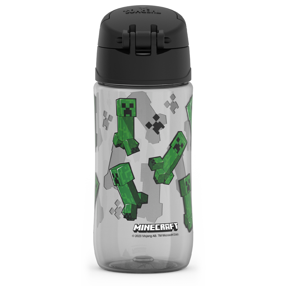 16oz THERMOS? KIDS WATER BOTTLE WITH SPOUT LID MINECRAFT - Image 5