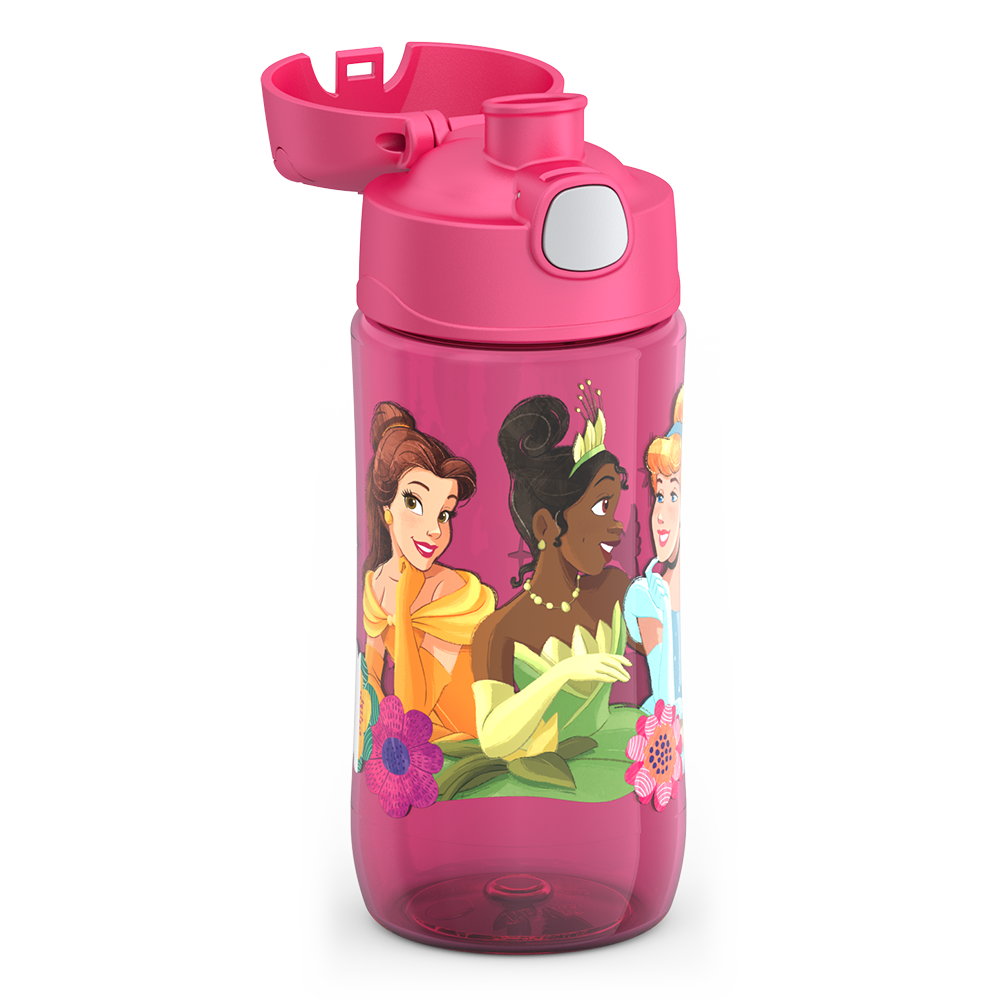 16oz THERMOS? KIDS WATER BOTTLE WITH SPOUT LID DISNEY PRINCESS - Image 5
