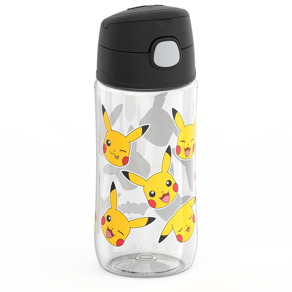 16oz THERMOS? KIDS WATER BOTTLE WITH SPOUT LID POK??MON - Image 6