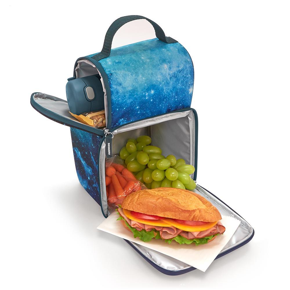 DUAL COMPARTMENT LUNCH BOX GALAXY TEAL - Image 6